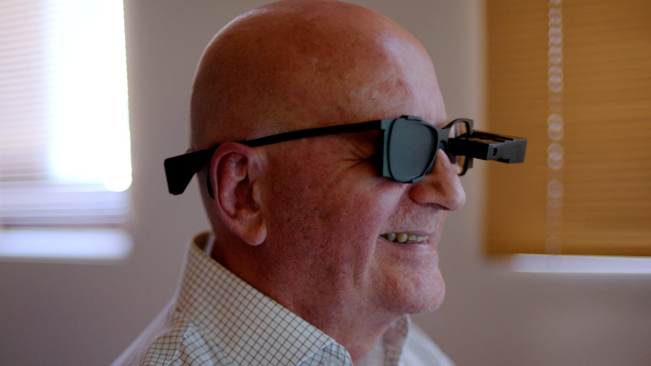 Watch on YouTube: Activating retinal implant for the first time (Stargardt's disease)